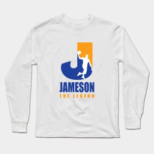 Jameson Custom Player Basketball Your Name The Legend Long Sleeve T-Shirt